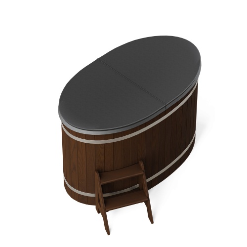 Купель овальная PolarSpa STANDART 98 Термоясень