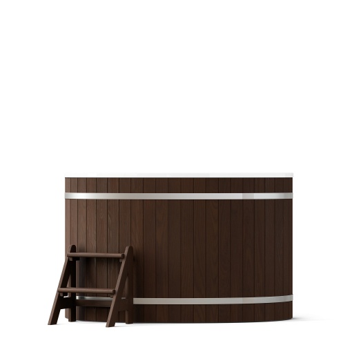 Купель овальная PolarSpa STANDART 98 Термоясень