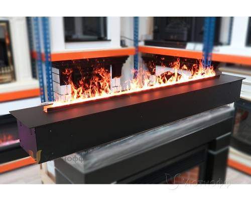 3D электроочаг Real Flame Line-S 150 3D Matte Black в Ульяновске